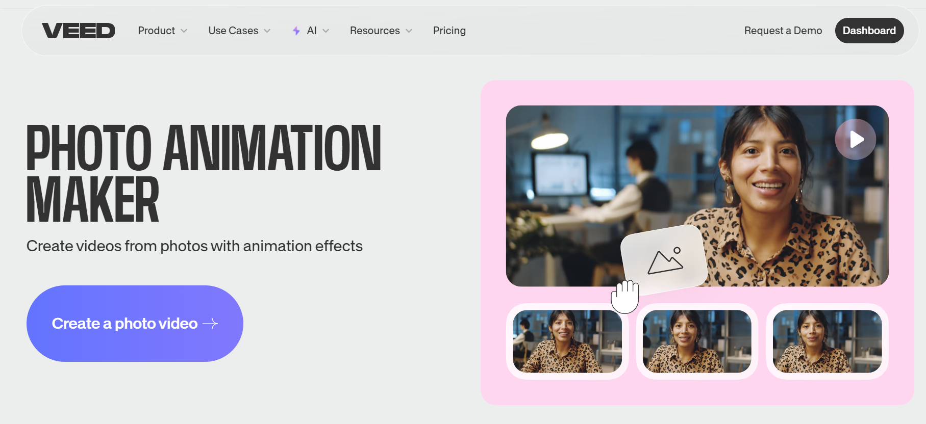 Free AI Picture Animation Tool-veed